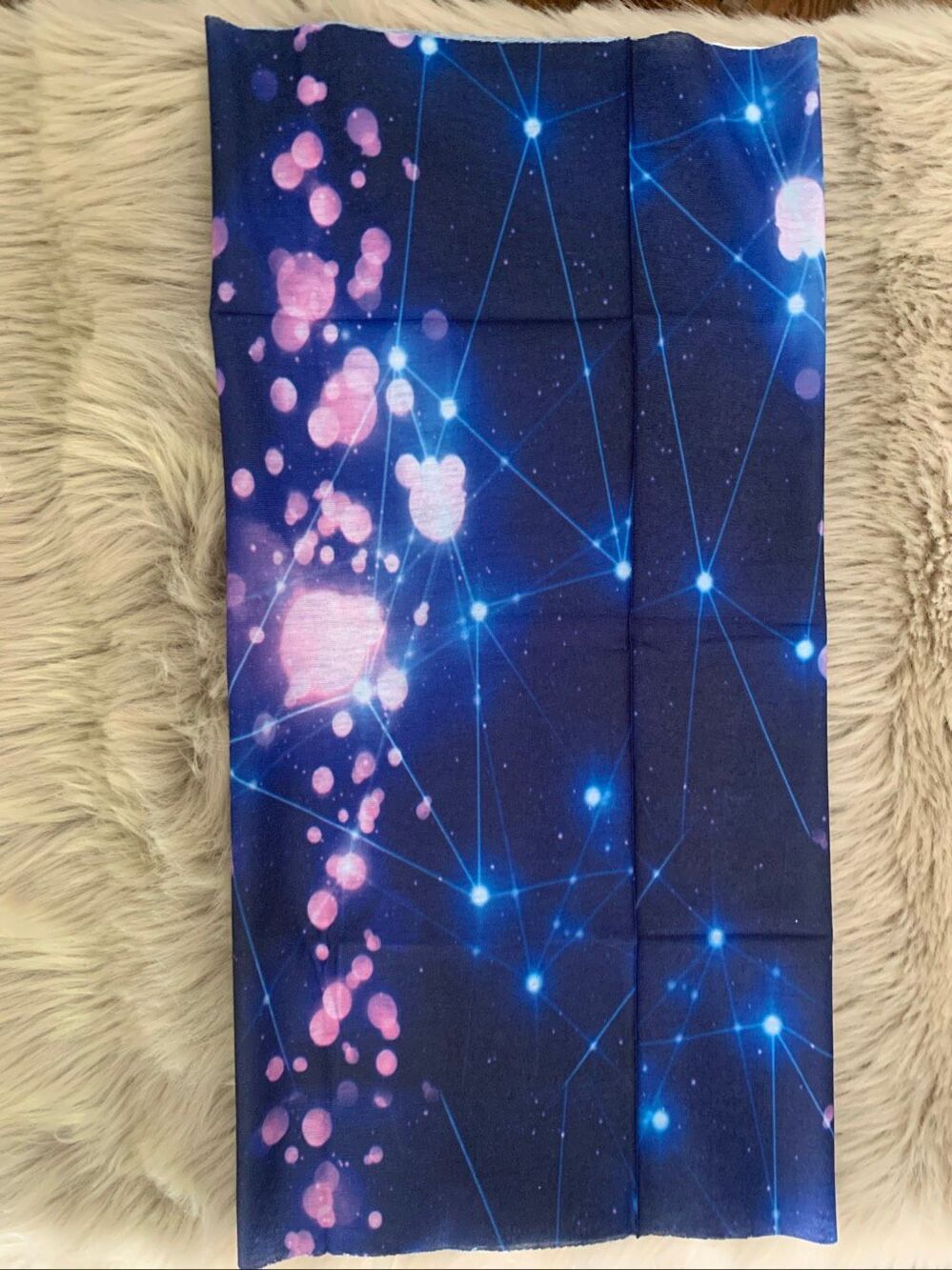 NWOT Galactic Print Multi Functional Neck Gaiter Scarf/Bandana